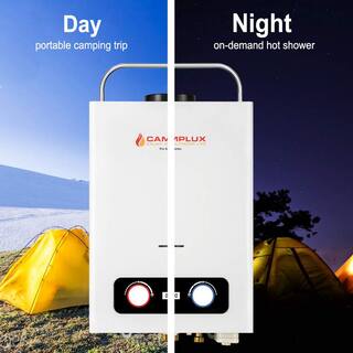 CAMPLUX ENJOY OUTDOOR LIFE Camplux Pro 6L 1.58 GPM Outdoor Portable Liquid Propane Gas Tankless Water Heater BD158-N1