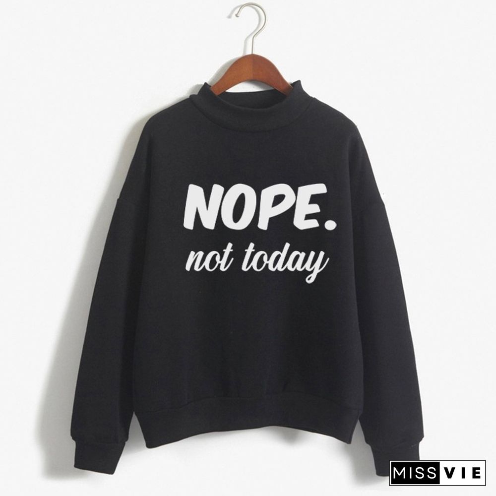 Letter Print Loose Casual Long Sleeve Sweatshirt Tops