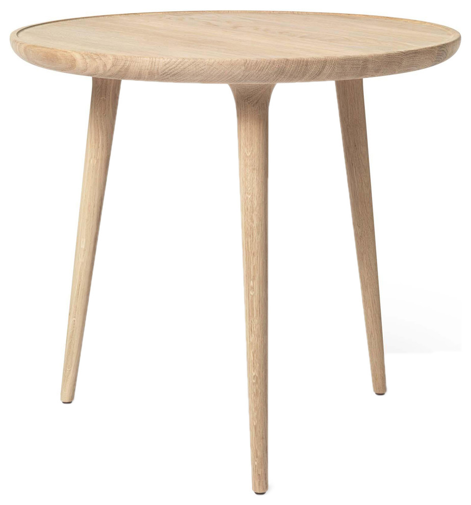 Mater Accent Mid Century Modern Side Table Oak   Midcentury   Side Tables And End Tables   by Plush Pod Decor  Houzz