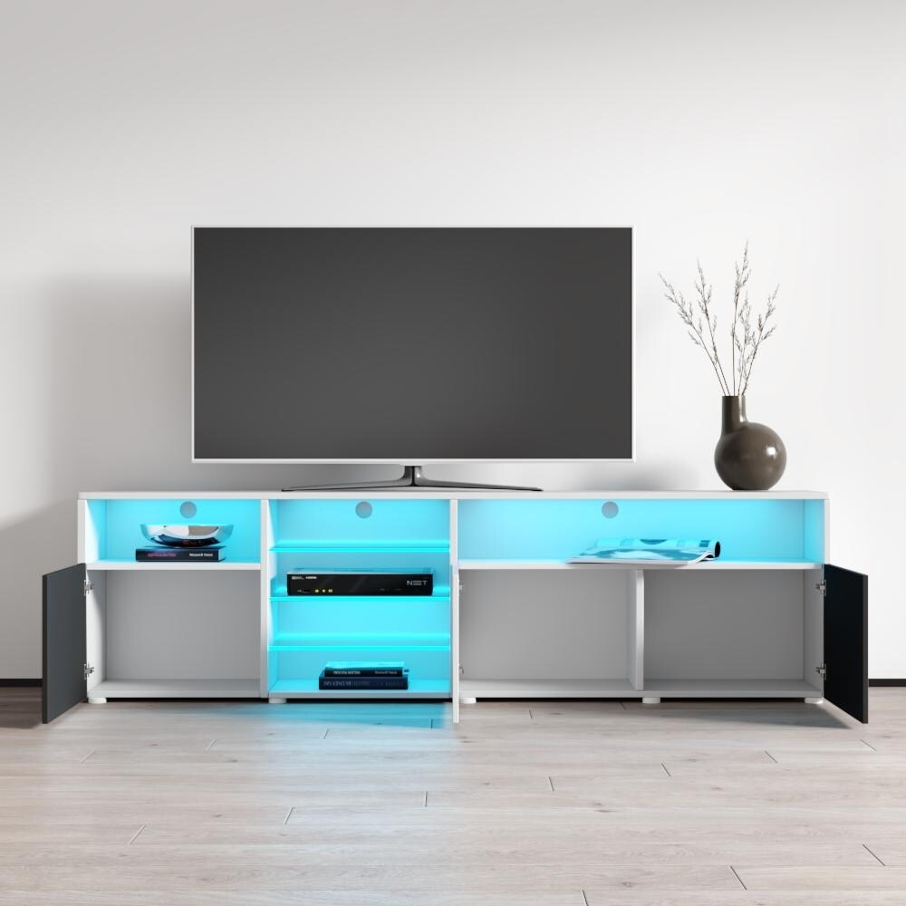 Roma 79 inch Wide Glossy TV Stand