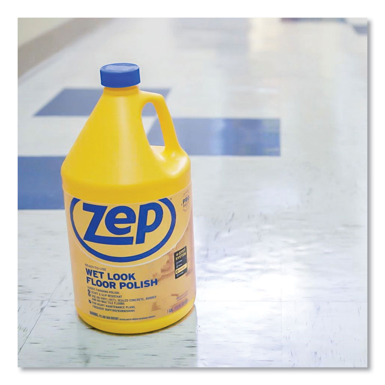 Wet Look Floor Polish by Zep Commercialandreg; ZPEZUWLFF128EA