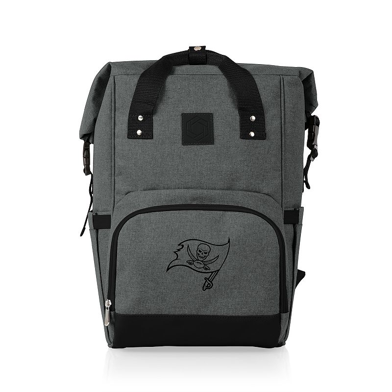 Picnic Time Tampa Bay Buccaneers On The Go Roll-Top Cooler Backpack