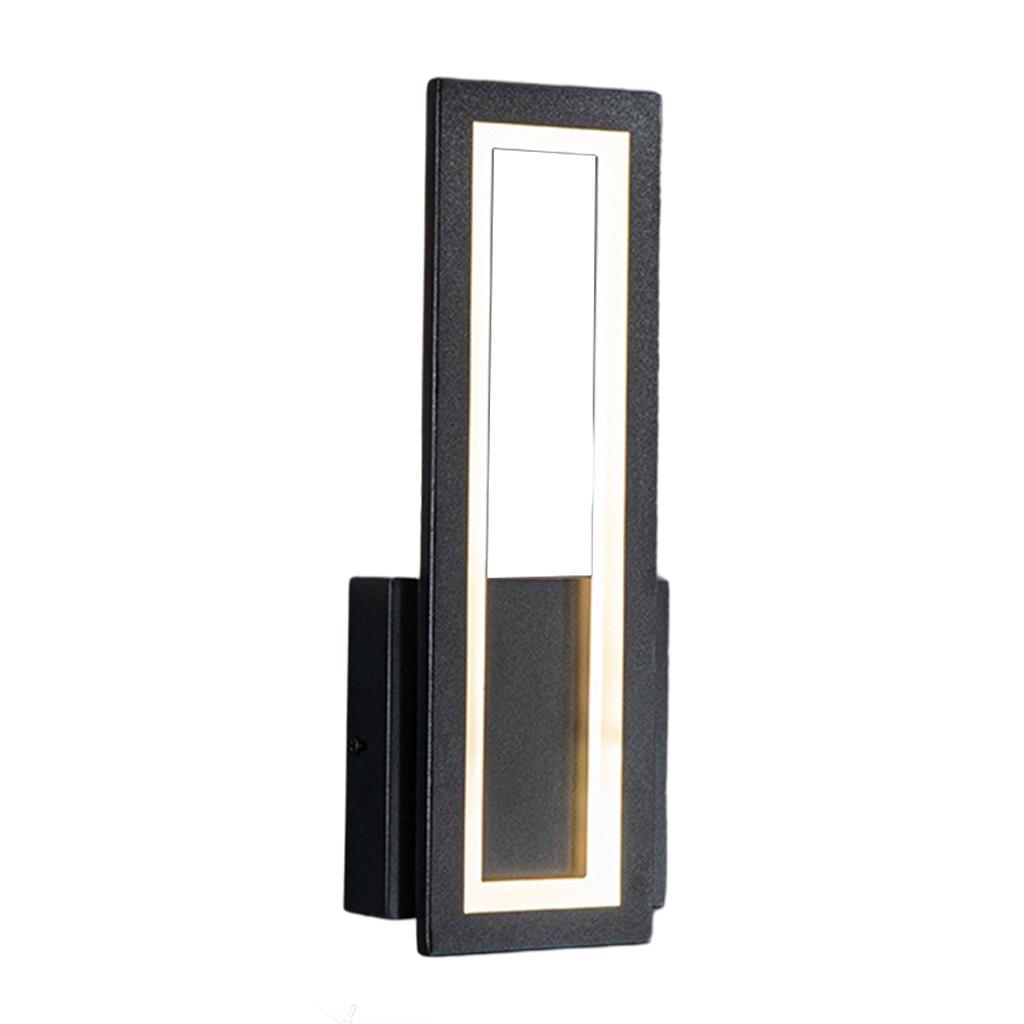 Modern LED Wall Sconce Light Fixture Outdoor Indoor Exterior Mount Wall Lamp for black