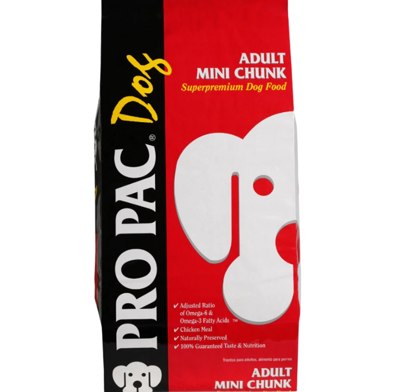 PRO PAC Adult Mini Chunk Dog Food， 44 Pound