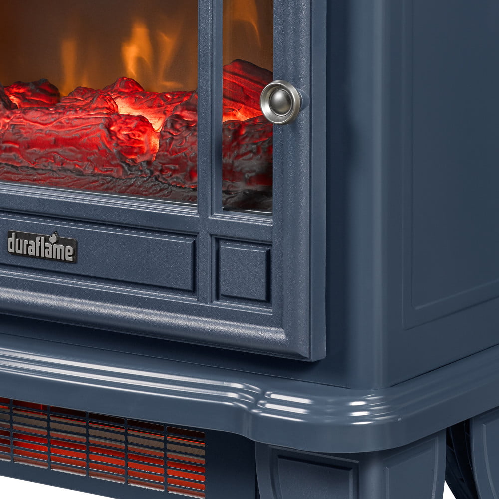 Duraflame® Infrared Quartz Electric Fireplace Stove Heater, Blue