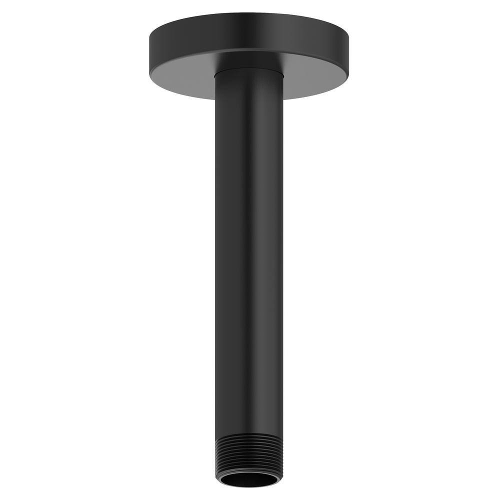 American Standard 6 in. Ceiling-Mount Shower Arm in Matte Black 1660186.243