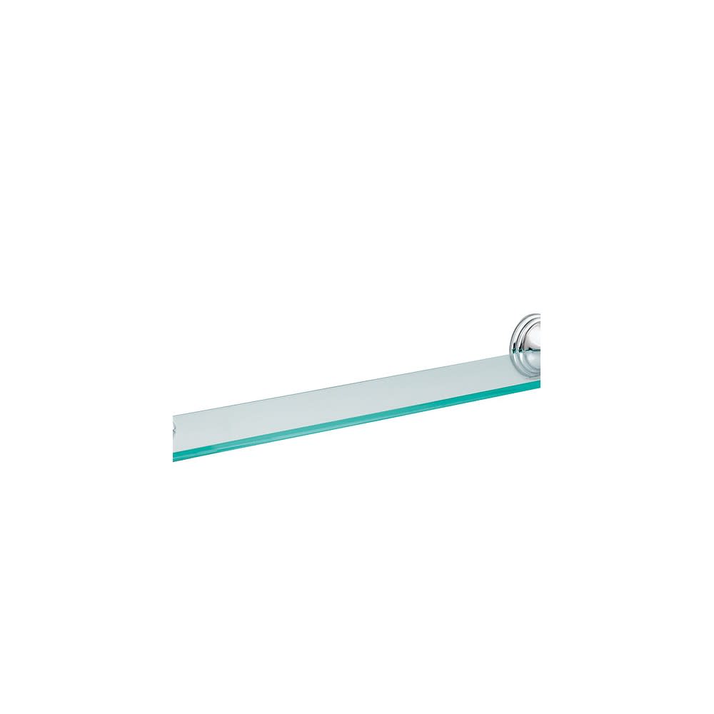 Moen Preston Collection Chrome Glass Vanity Shelf