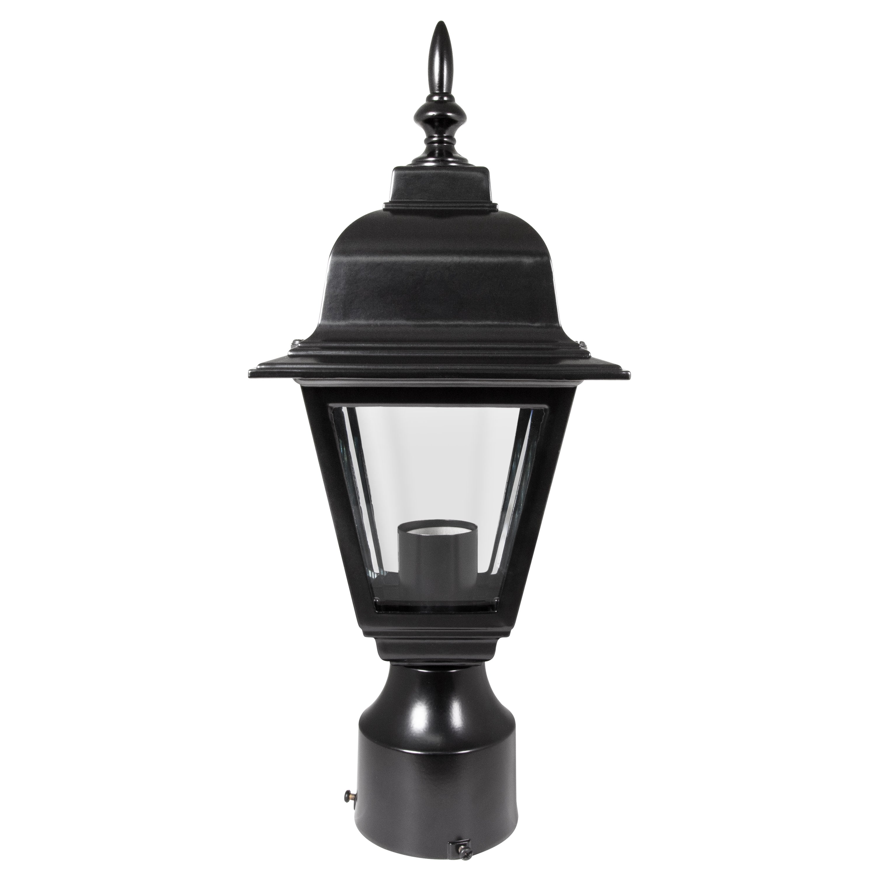 Design House Maple Street Outdoor Post Top Light in Black