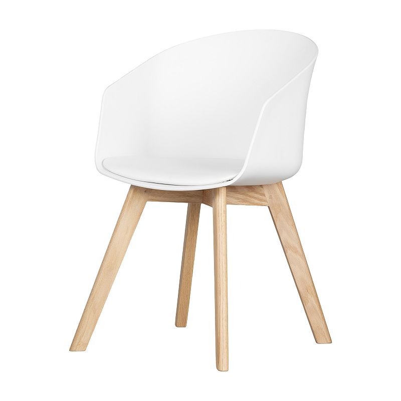 South Shore Flam Chair with Wooden Legs