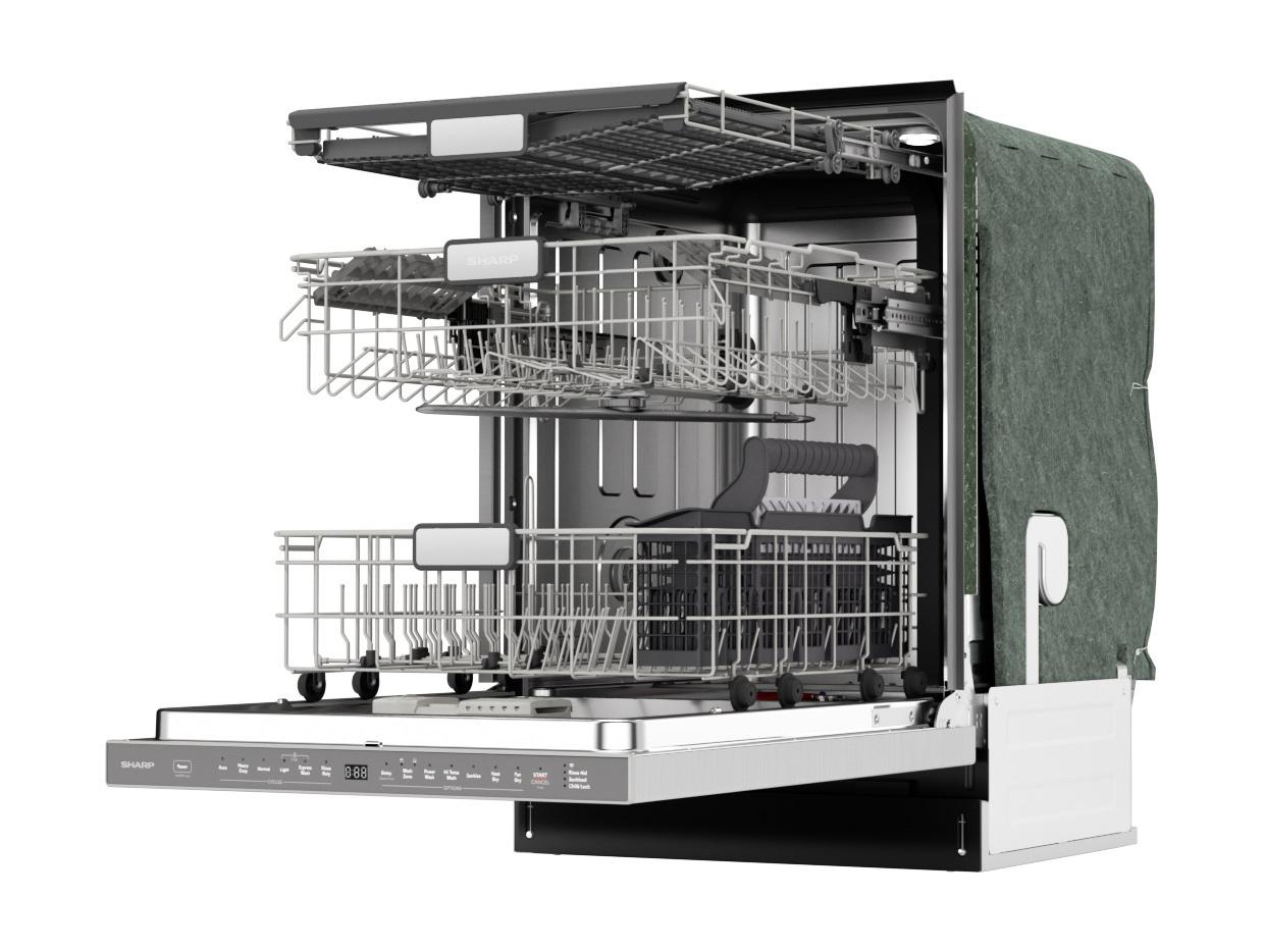 Sharp SDW6767HS Sharp 24 In. Slide-In Smart Dishwasher