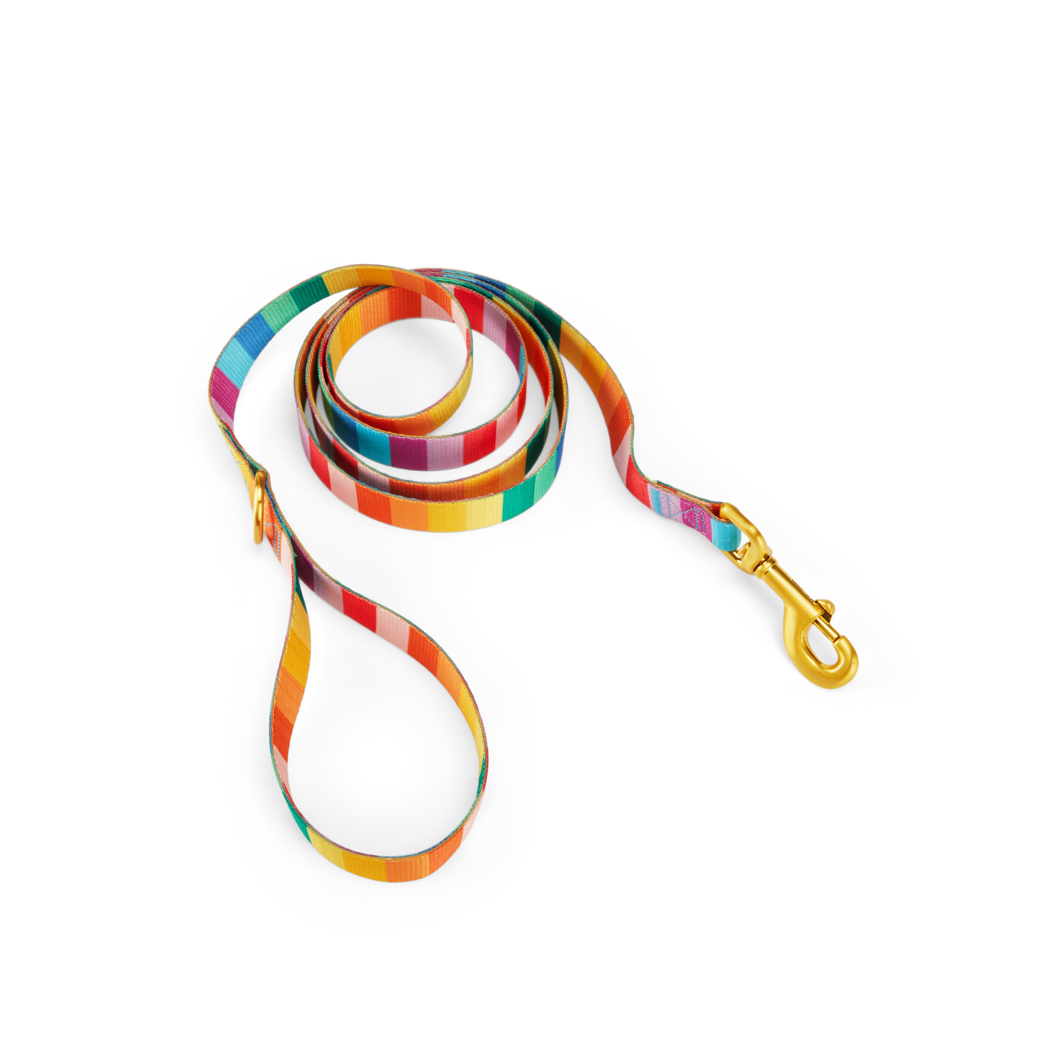 YOULY Rainbow Stripe Dog Lead