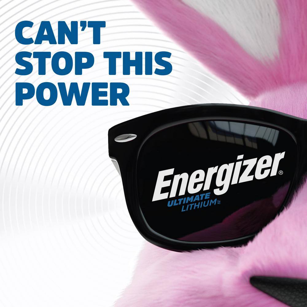 Energizer Ultimate Lithium AA Batteries (4-Pack) 1.5V Lithium Double A Batteries L91SBP-4