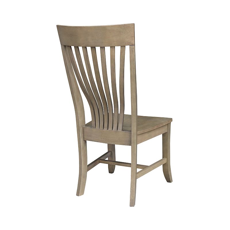 International Concepts Solid Wood Amanda Dining Chair 2-Piece Set