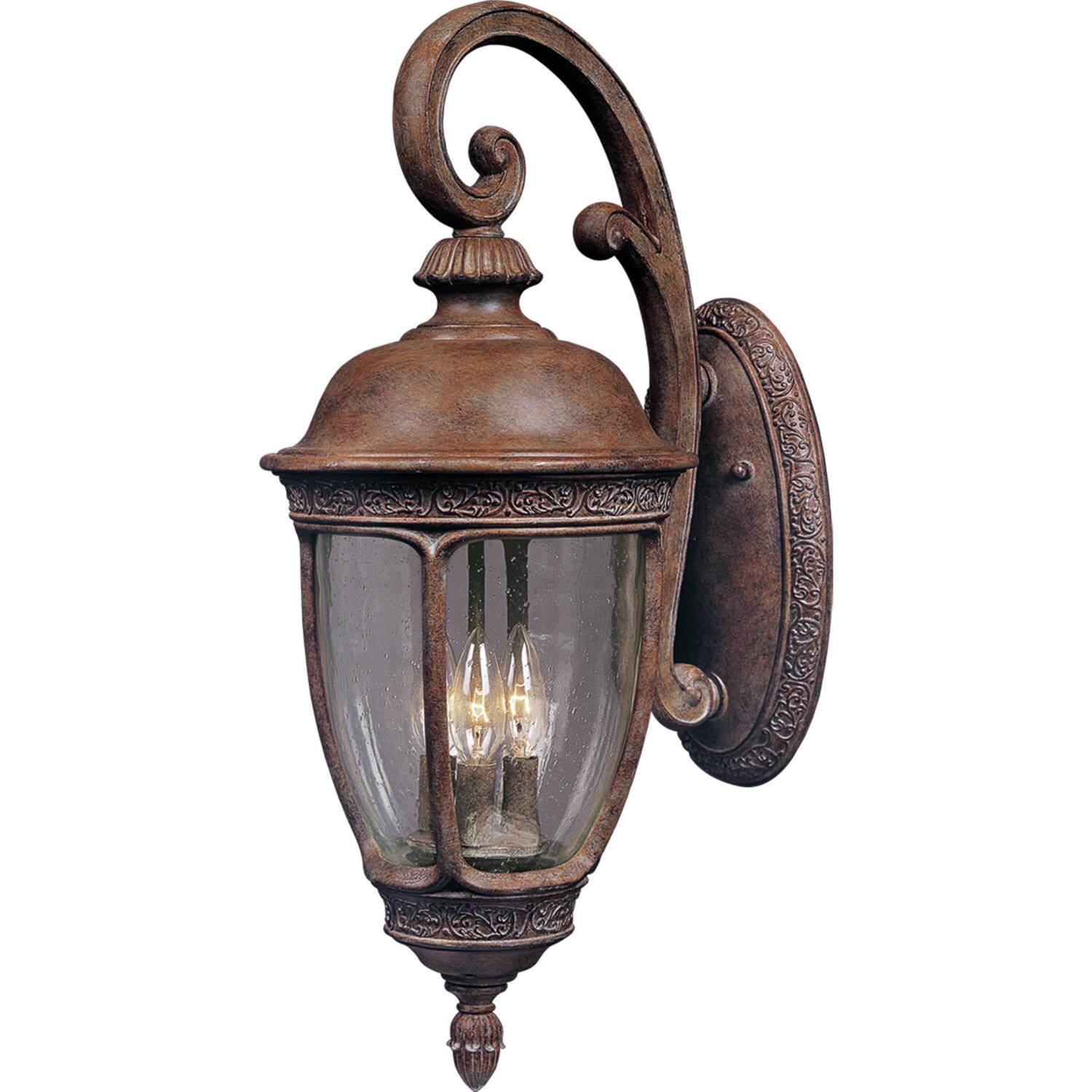 Maxim Knob Hill DC Three Light 19-Inch Outdoor Wall Light