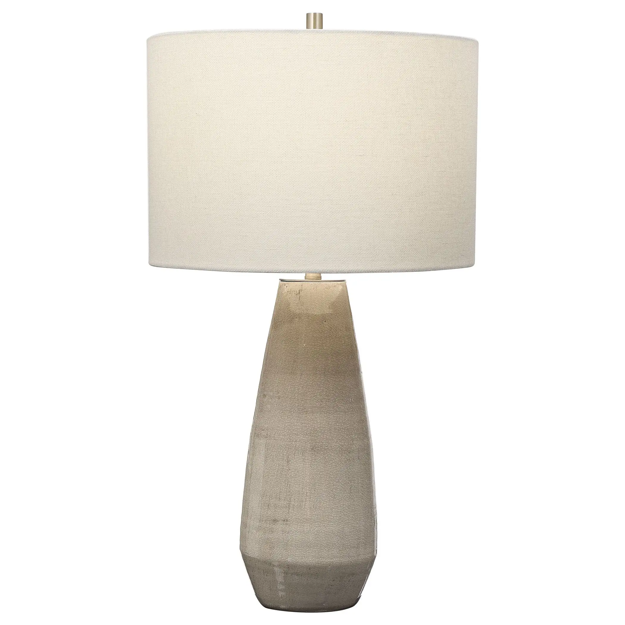 Uttermost Volterra Taupe-Grey Table Lamp