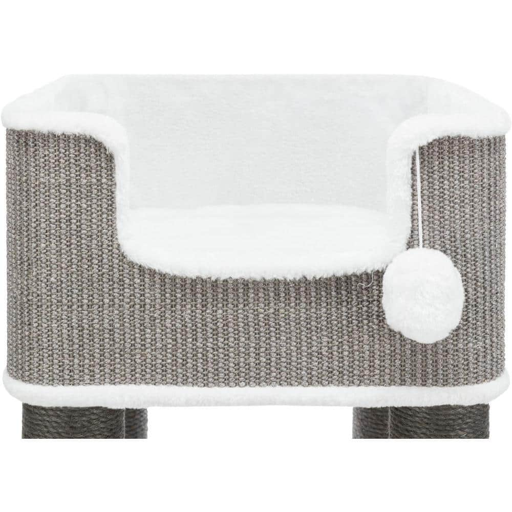 TRIXIE Cream/Gray Lucano Scratching Post Cat Tower 44722