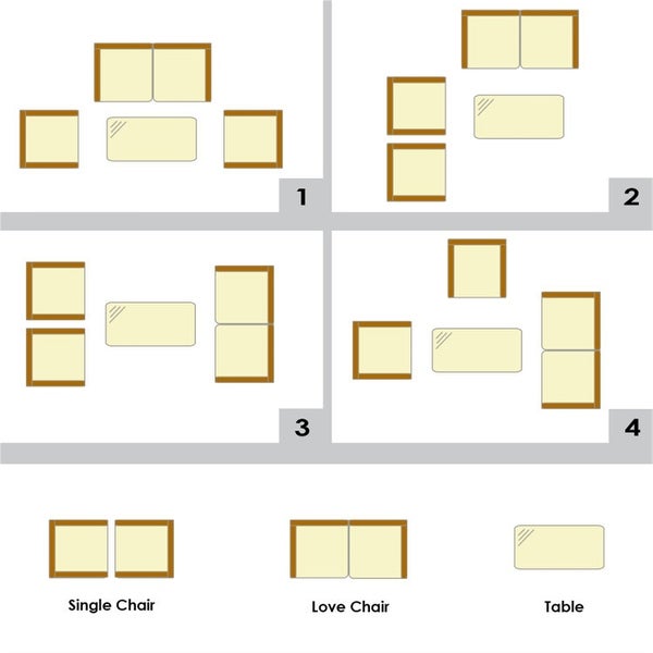 4 Pieces Patio Rattan Cushioned Sofa Set with Tempered Glass Table - Overstock - 37909382