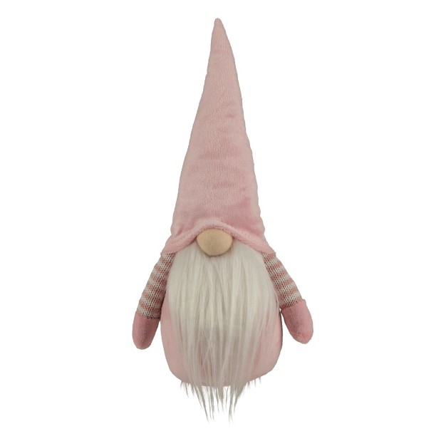 Pink And White Spring Gnome