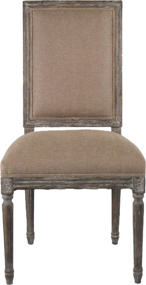 Louis Side Chair  Hemp Linen   French Country   Dining Chairs   by HedgeApple  Houzz