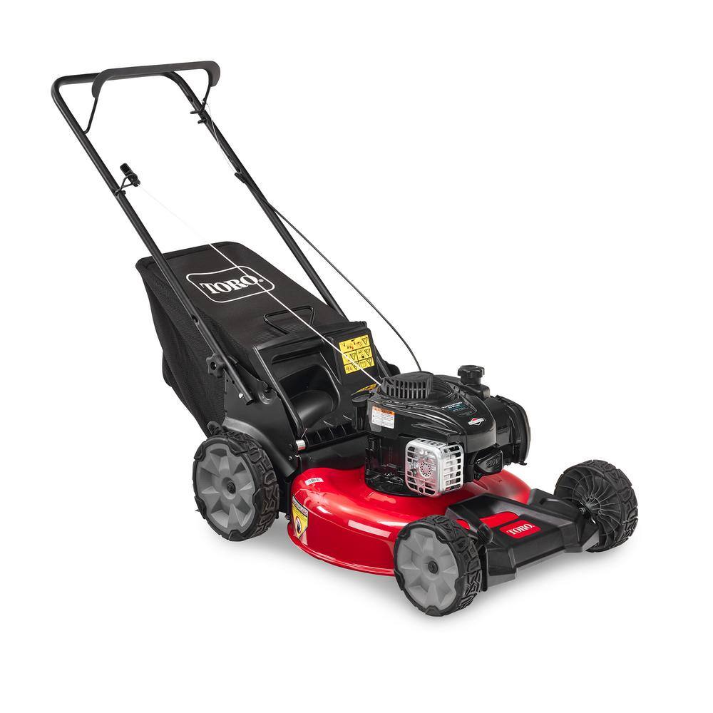 Toro 21 in. Recycler Briggs and Stratton 140 cc Gas High-Wheel Walk Behind Push Lawn Mower 21311