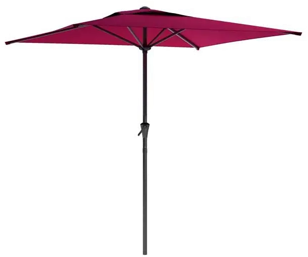 Wine Red Square Patio Umbrella