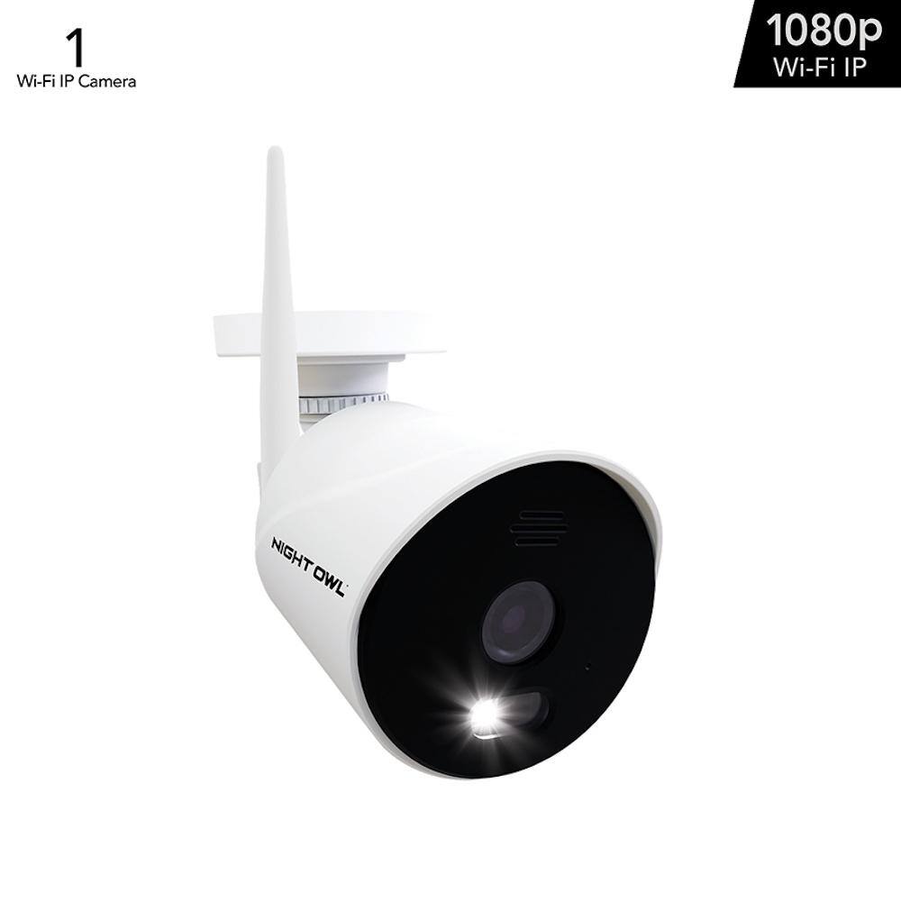 Night Owl 1080p HD Wi-Fi IP Security Camera with Built-In Spotlights CAM-WNIP2LBU