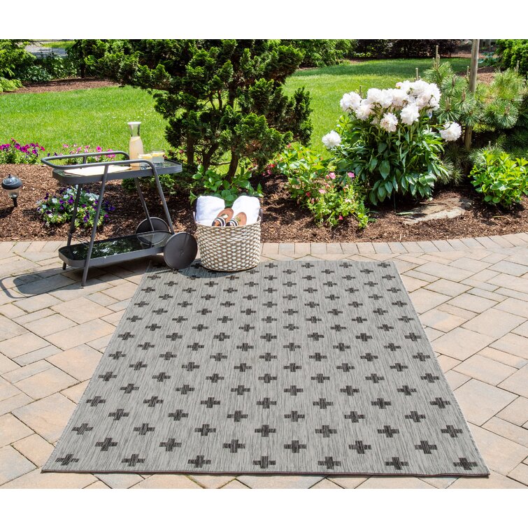 Umbria Charcoal Indoor/Outdoor Rug