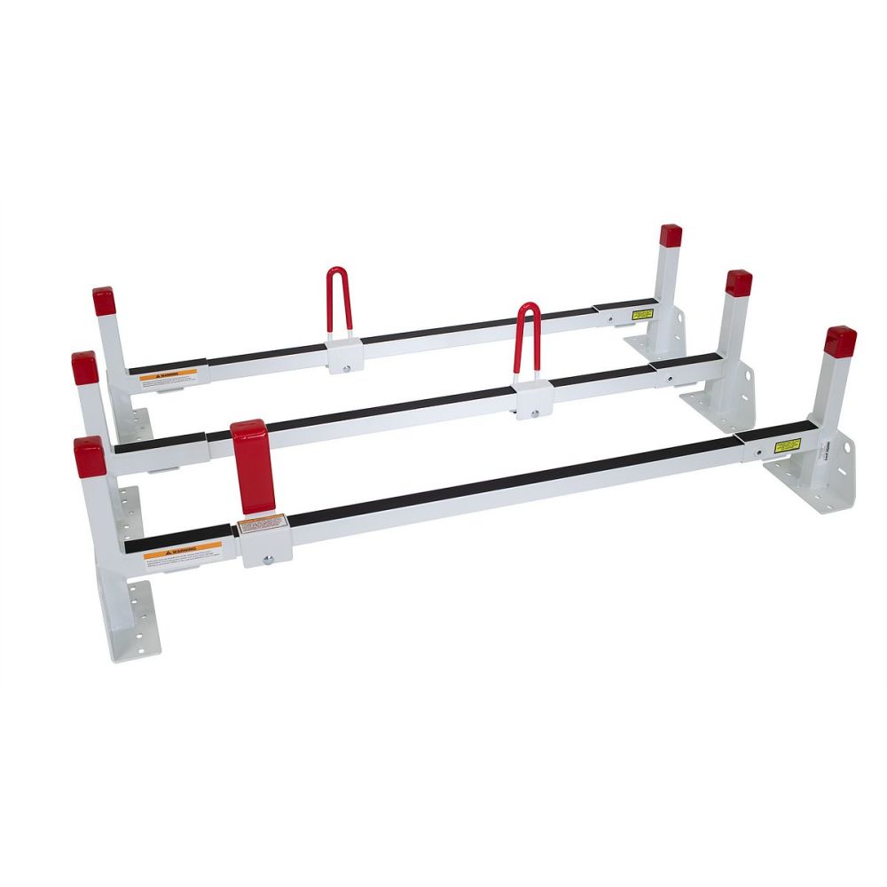 Model 21501-3-01 All-Purpose Steel Van Rack that fits full size Ford， Nissan， RAM， and Sprinter Vans