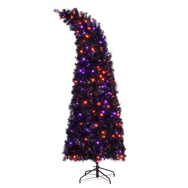 7 FT Bendable PreLit Christmas Tree with 400 LED Lights