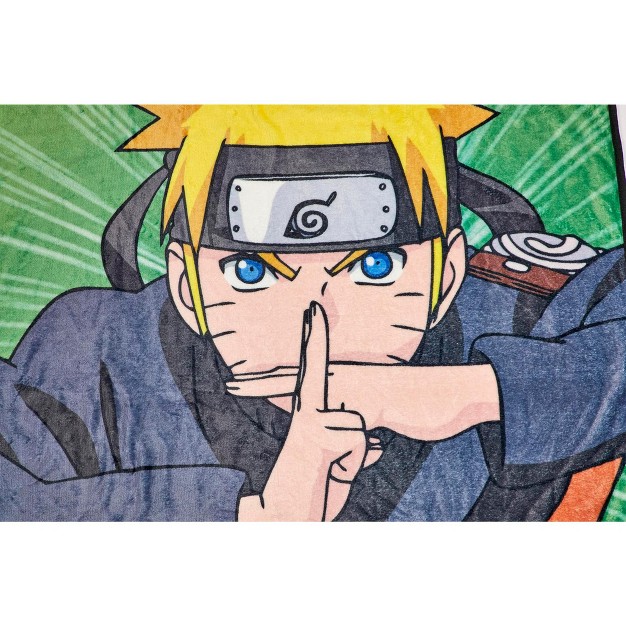 Just Funky Naruto Shippuden Naruto Uzumaki Character Fleece Throw Blanket 60 X 45 Inches