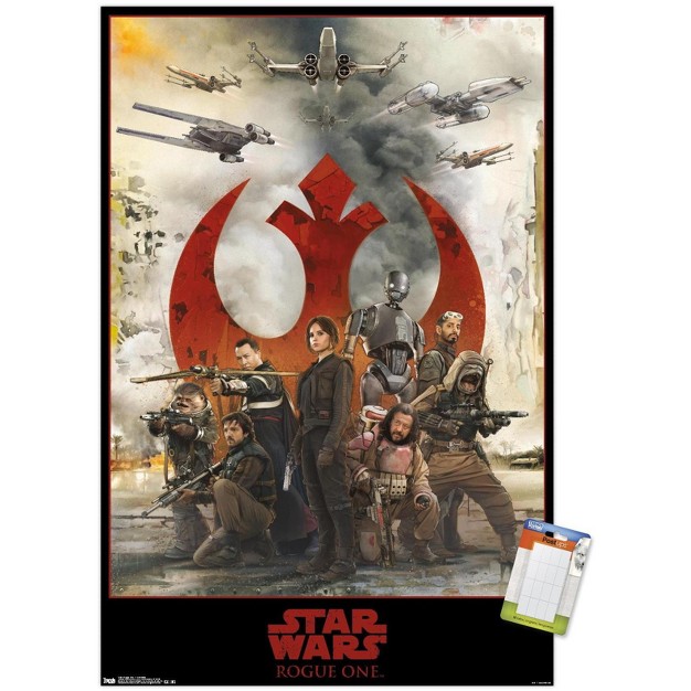 Trends International Star Wars Rogue One Assemble Unframed Wall Poster Prints