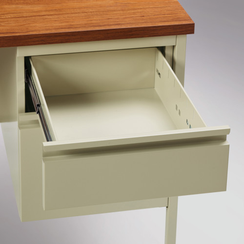 Lorell Fortress Series Double-Pedestal Desk (60926)