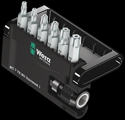 Wera 05056158001 Bit Check 7 Tx Bo Universal 1 Bit...