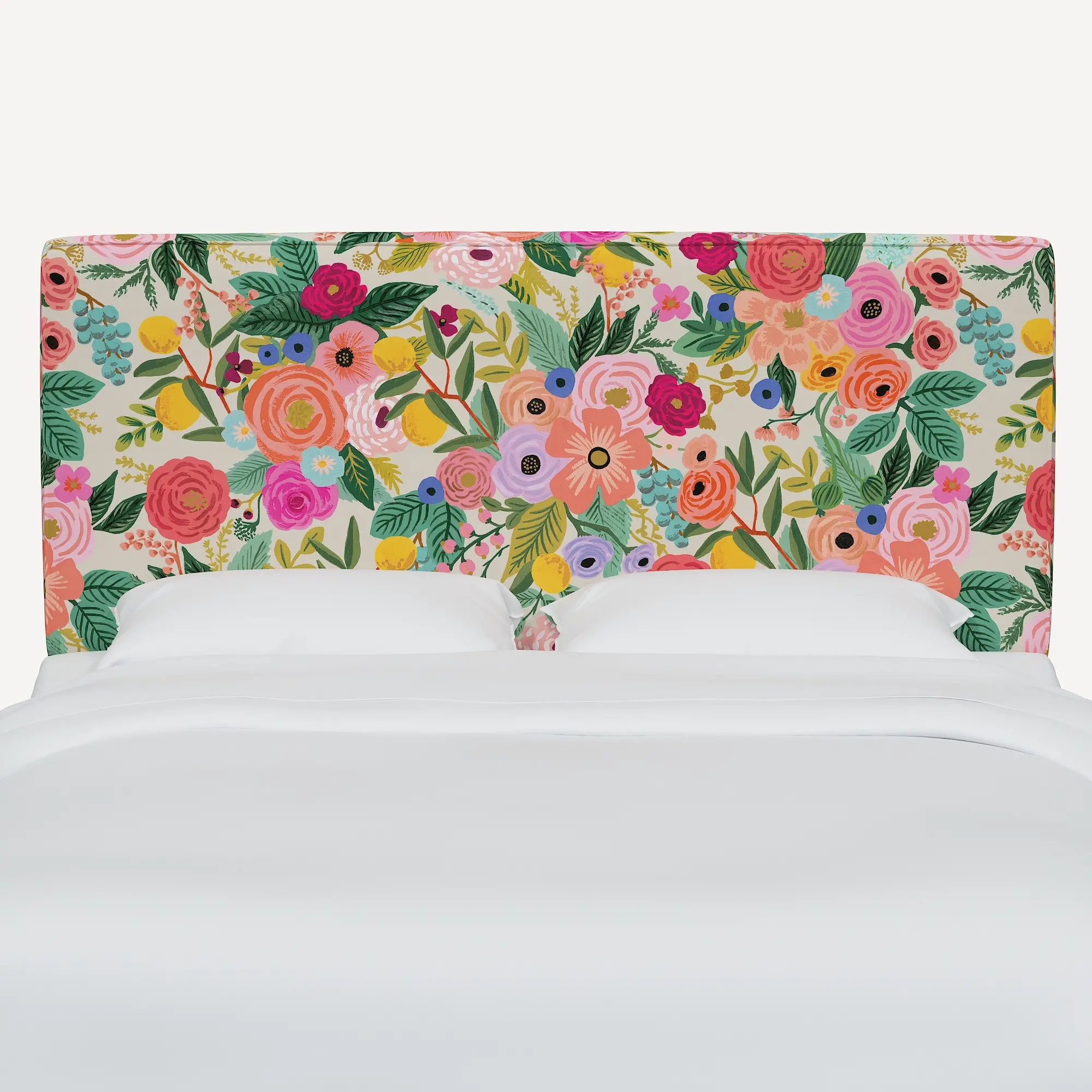 Rifle Paper Co Elly Garden Party Pink Twin Headboard