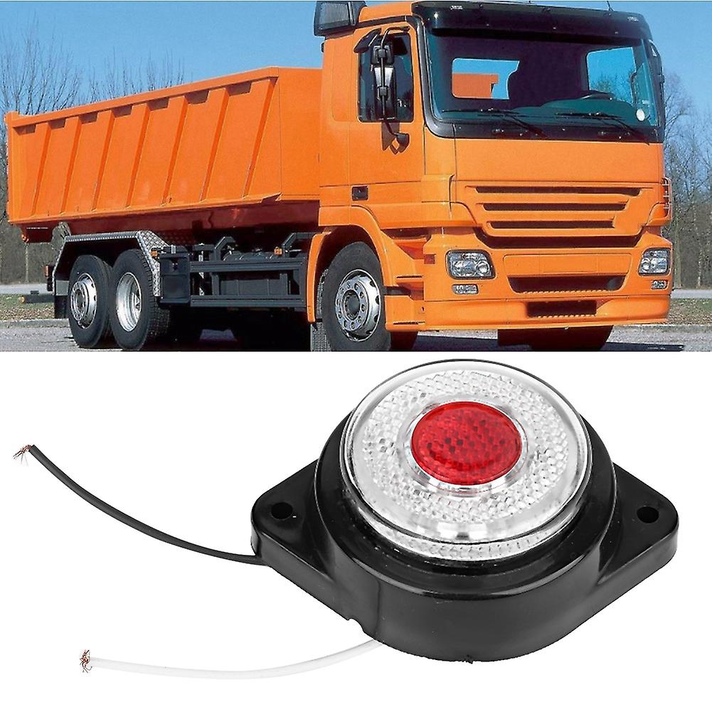 7 Led 12v 24v Elbow Side Marker Indicator Light Lamp Side Marked Lamp For Car Truck