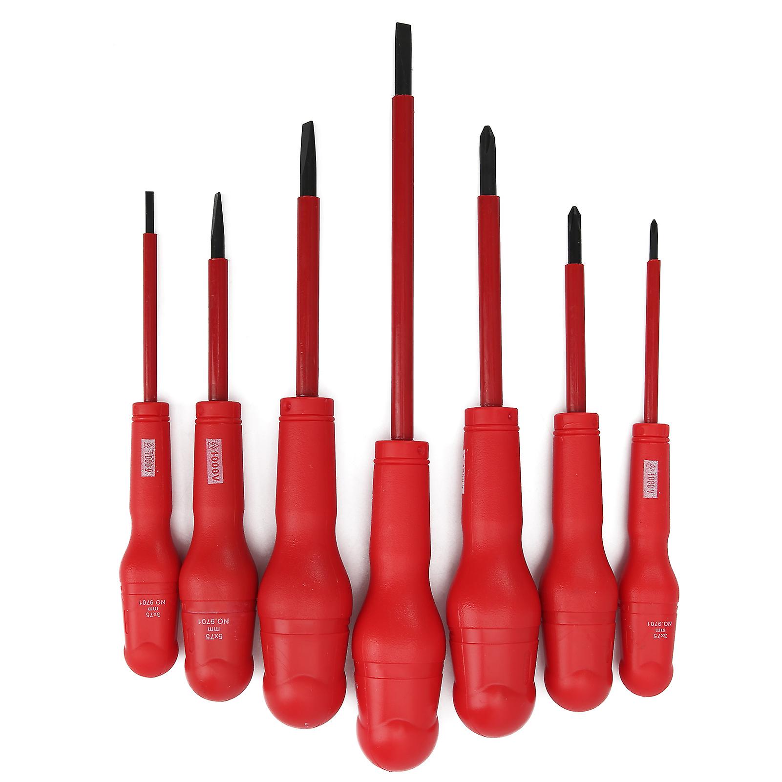 1000v Insulated Screwdriver Set Magnetic Head Electrician Tool With Storage Bag