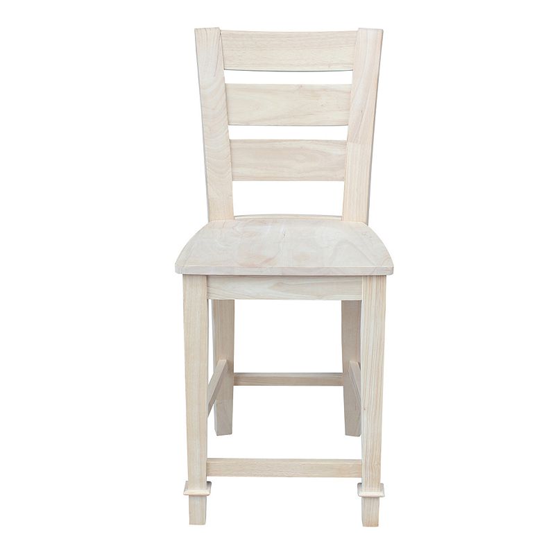 International Concepts Tuscany Ladderback Counter Stool