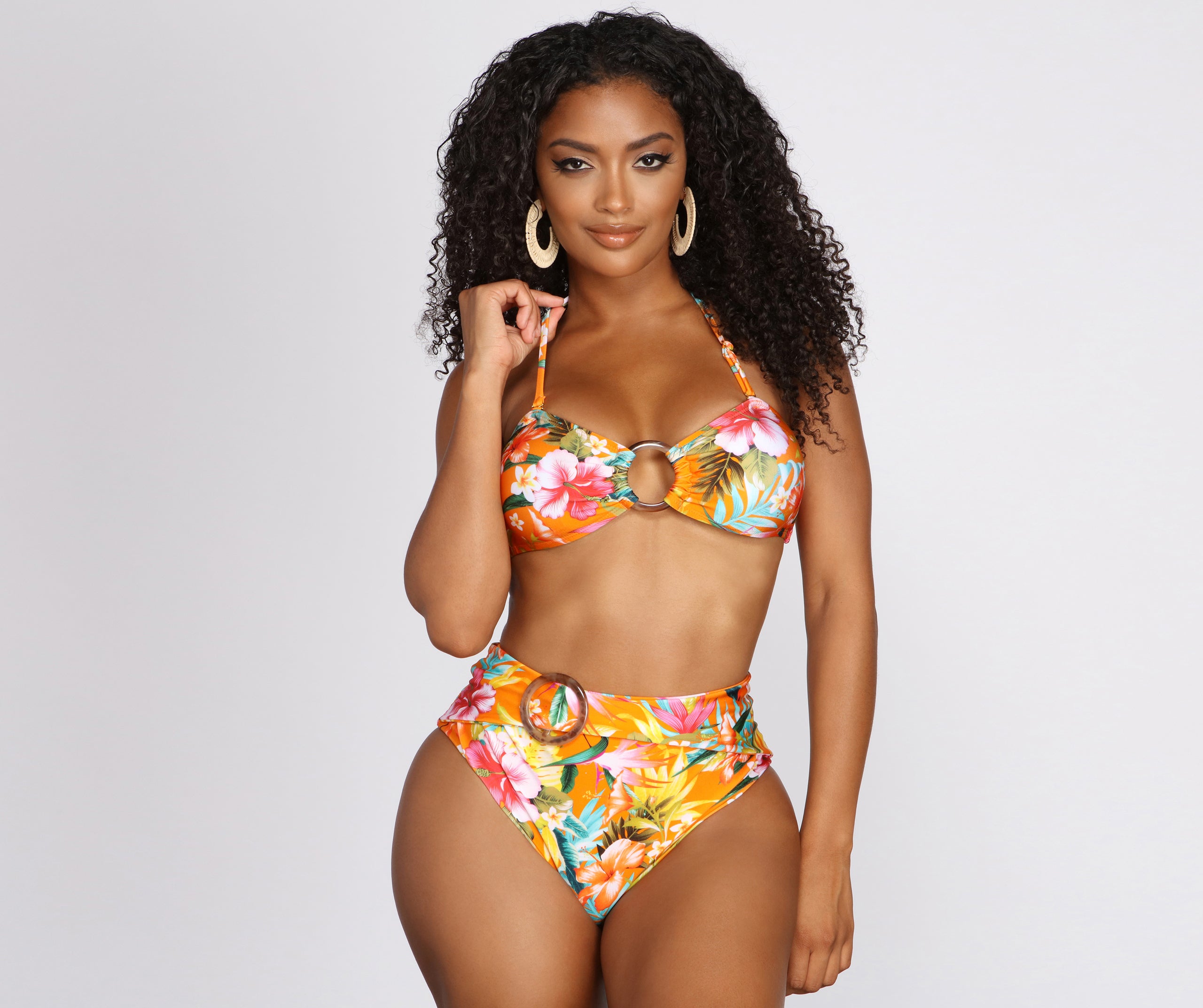 Tiki Tropic Queen Swim Top