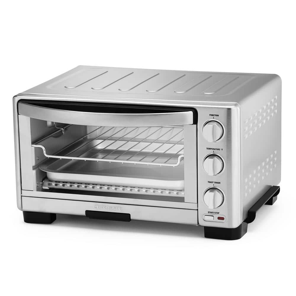 Cuisinart 6-Slice Silver Toaster Oven Broiler TOB-1010