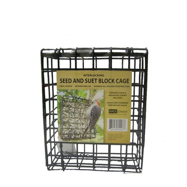 Birds Choice Seed amp Suet Block Cage