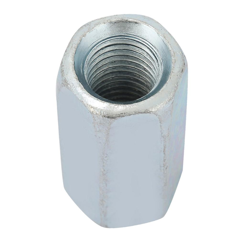 1pcs Zinc Plated Carbon Steel Long Rod Coupling Hex Nut Threaded Fasteners