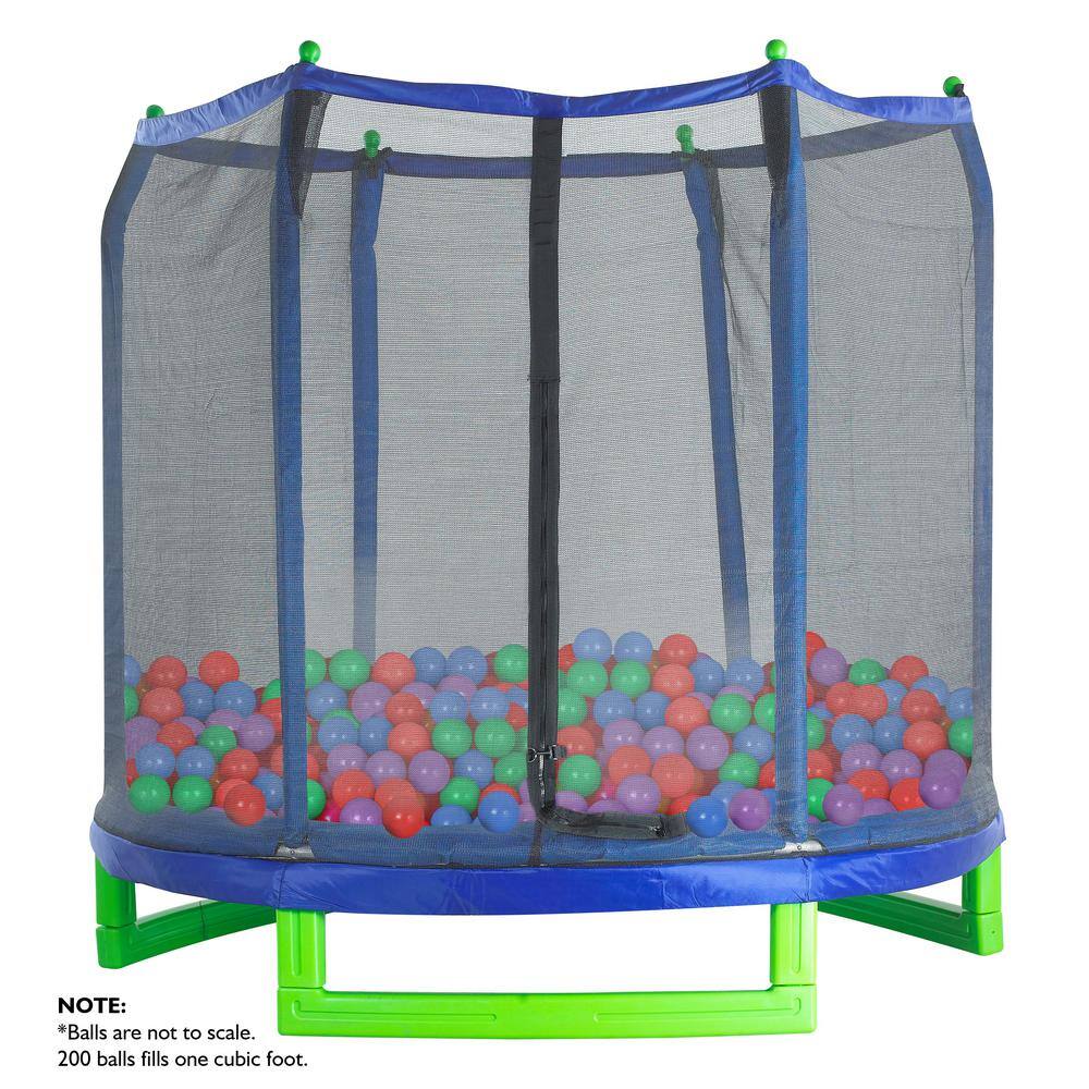 Upper Bounce Machrus Upper Bounce Crush Proof Plastic Trampoline Pit Balls in Mixed Colors (500Pack) UB-TB-500-M