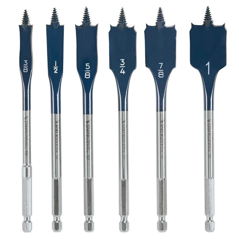 Bosch Daredevil Standard Spade Bit Set (6-Piece) DSB5006