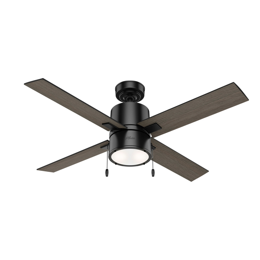 Hunter Beck Ceiling Fan 52 Matte Black/Greyed Walnut