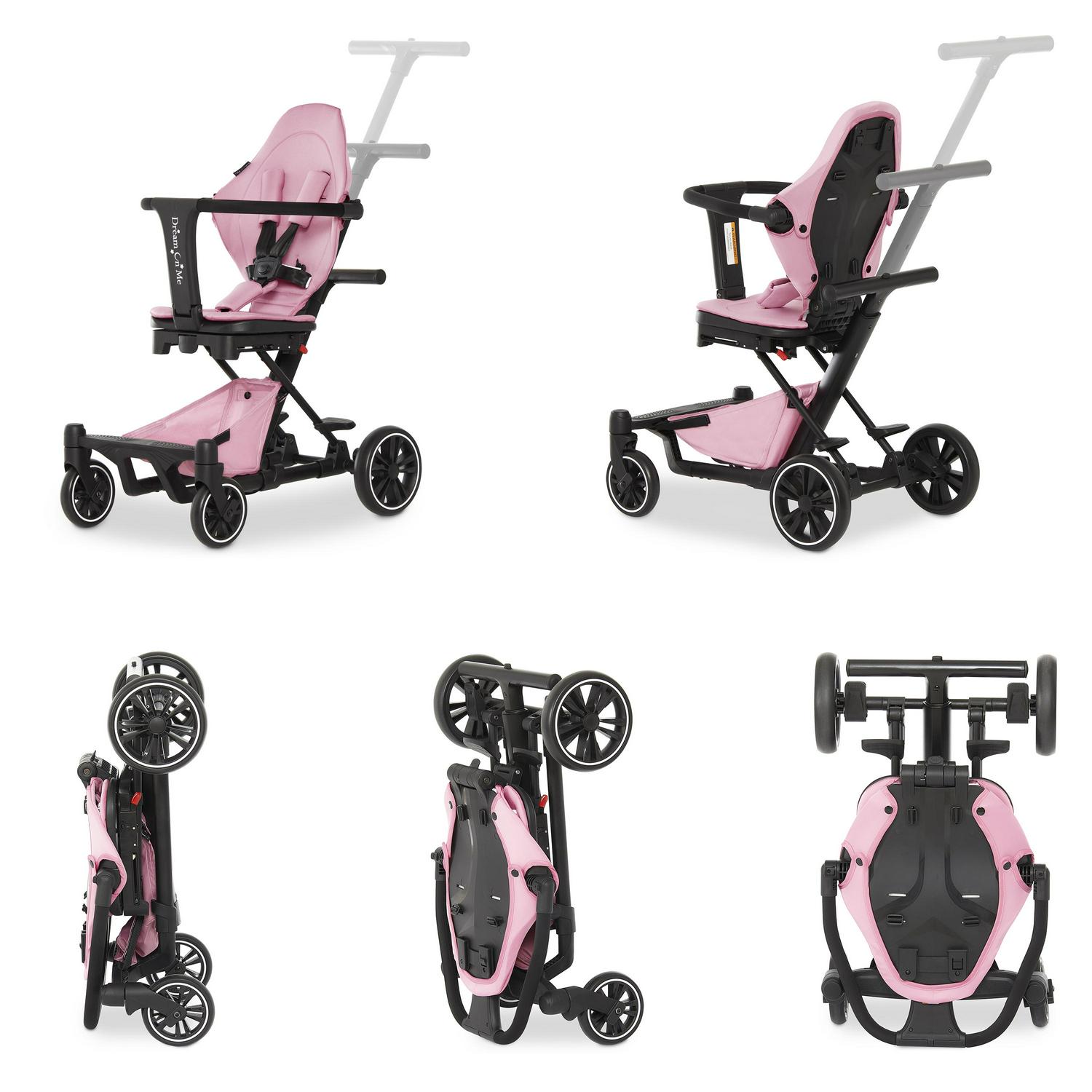 Dream On Me Drift Rider Stroller With Canopy In Pink  Crowdfused