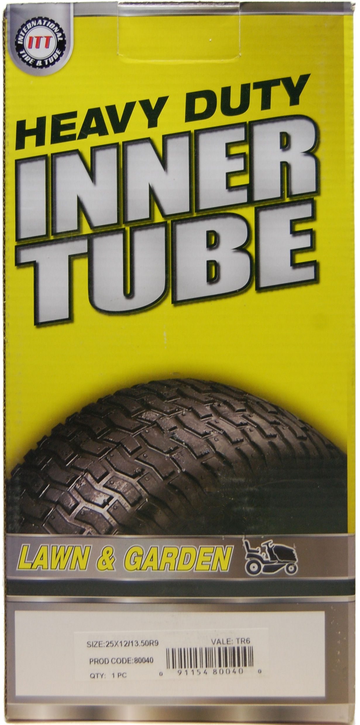 ITT 25x12/13.50-9 Lawn and Garden Industrial Tire Tube