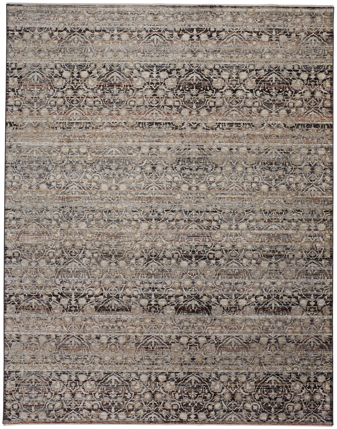 Ennis Gray and Tan Rug by BD Fine