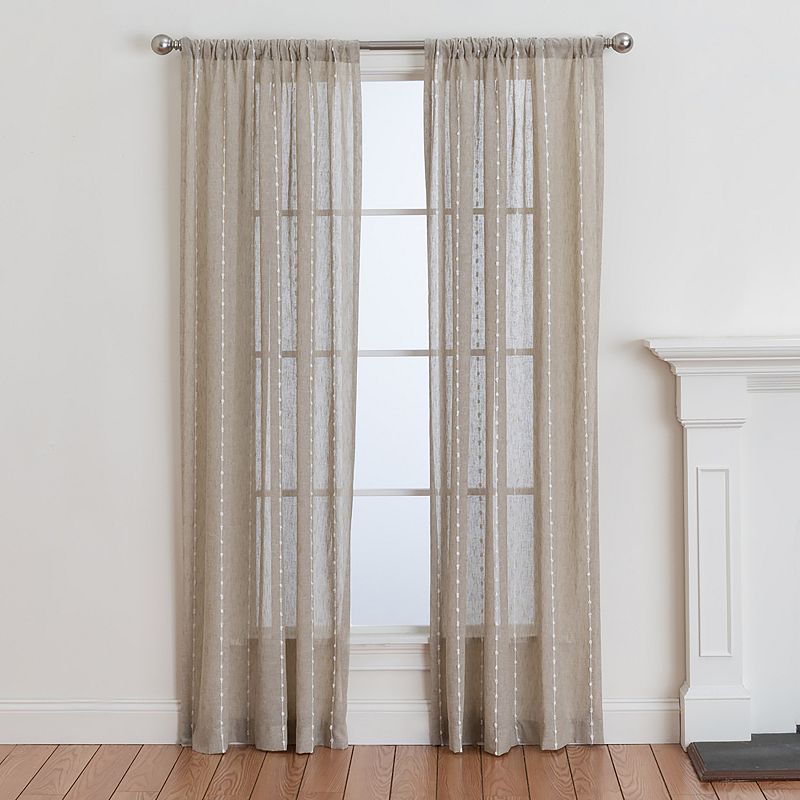 Corona Curtain Rosario Rod Pocket Window Curtain