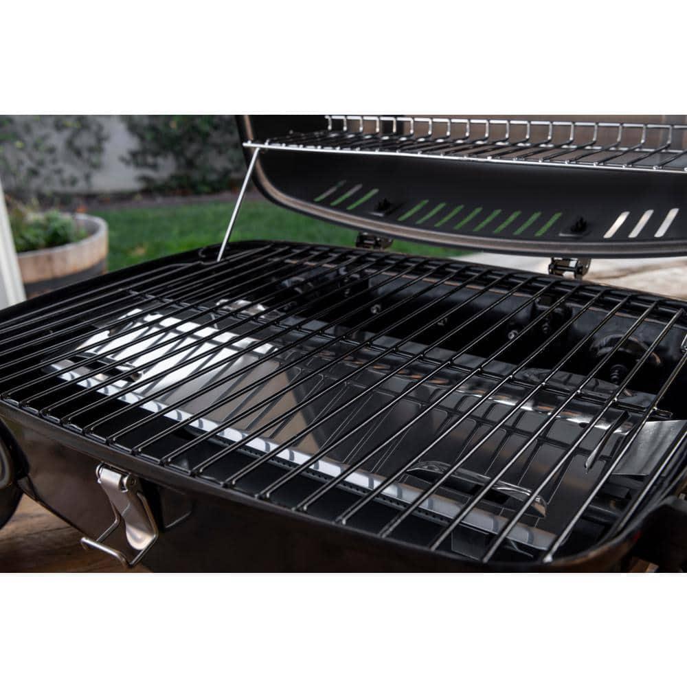 Nexgrill 1Burner Portable Propane Gas Table Top Grill in Black