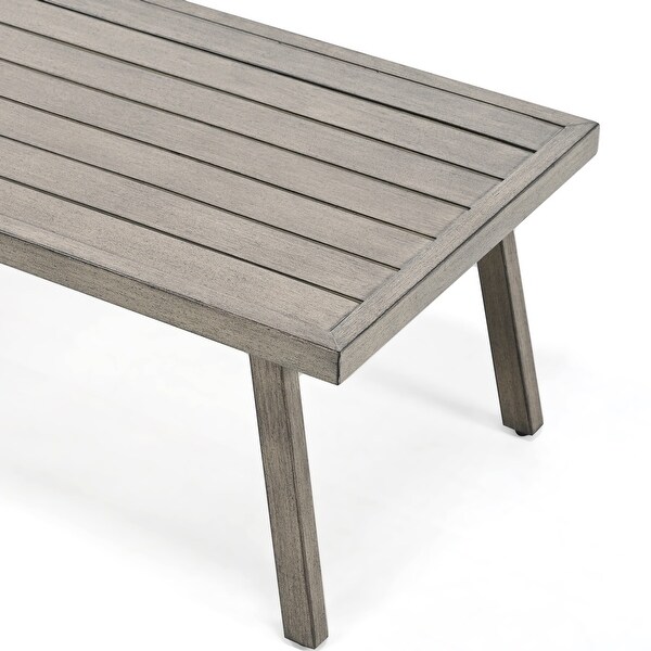 1Piece Outdoor Aluminum Patio Coffee Table